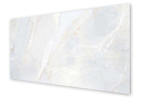 Panel kuchenny HOMEPRINT Biały marmur dekoracyjny 100x50 cm HOMEPRINT