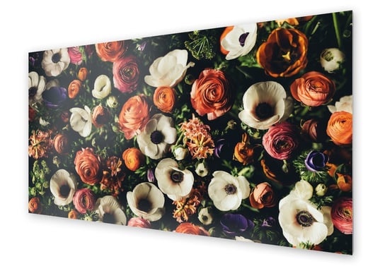 Panel kuchenny HOMEPRINT Bukiet kolorowych kwiatów 120x60 cm HOMEPRINT