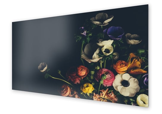 Panel kuchenny HOMEPRINT Bukiet kolorowych kwiatów 140x70 cm HOMEPRINT