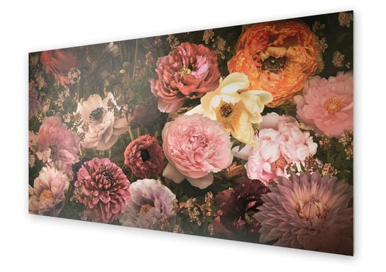Panel kuchenny HOMEPRINT Bukiet kolorowych kwiatów 140x70 cm HOMEPRINT