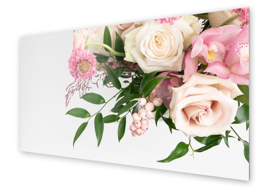 Panel kuchenny HOMEPRINT Bukiet pięknych róż 120x60 cm HOMEPRINT