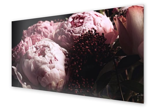 Panel kuchenny HOMEPRINT Cień padający na kwiaty 100x50 cm HOMEPRINT