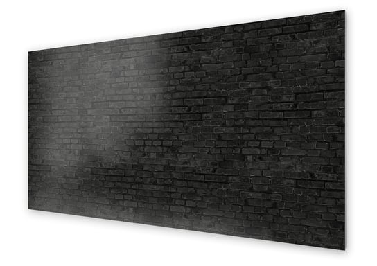 Panel kuchenny HOMEPRINT Czarna cegła 120x60 cm HOMEPRINT