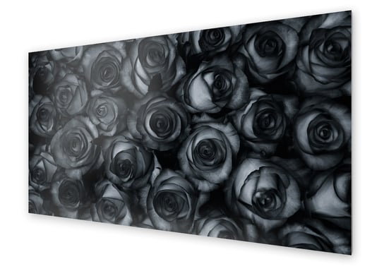 Panel kuchenny HOMEPRINT Czarne róże 125x50 cm HOMEPRINT