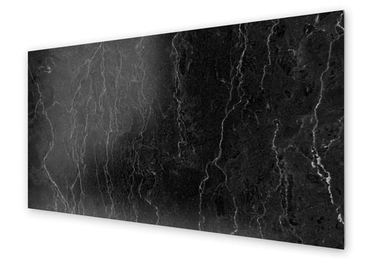 Panel kuchenny HOMEPRINT Czarny marmur dekoracyjny 100x50 cm HOMEPRINT