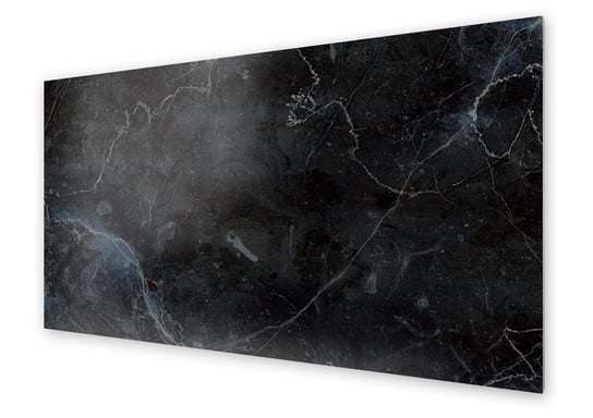 Panel kuchenny HOMEPRINT Czarny marmur dekoracyjny 140x70 cm HOMEPRINT