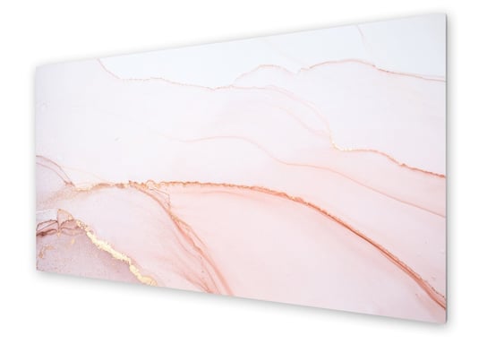 Panel kuchenny HOMEPRINT Delikatny różowy marmur 125x50 cm HOMEPRINT