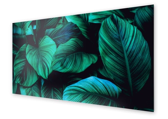 Panel kuchenny HOMEPRINT Duże liście egzotyczne 100x50 cm HOMEPRINT