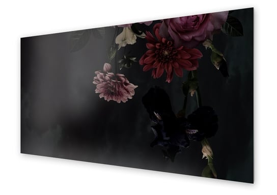 Panel kuchenny HOMEPRINT Girlanda kwiatowa 125x50 cm HOMEPRINT
