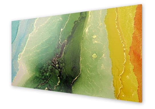 Panel kuchenny HOMEPRINT Kalorowy marmur z brokatem 120x60 cm HOMEPRINT