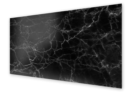 Panel kuchenny HOMEPRINT Klasyczny czarny marmur 125x50 cm HOMEPRINT