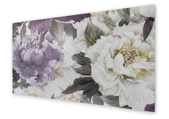 Panel kuchenny HOMEPRINT Kompozycja kwiatowa 120x60 cm HOMEPRINT