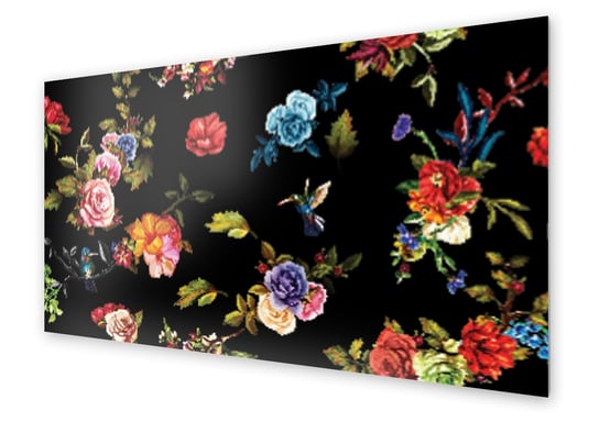 Panel kuchenny HOMEPRINT Kwiaty lata 100x50 cm HOMEPRINT