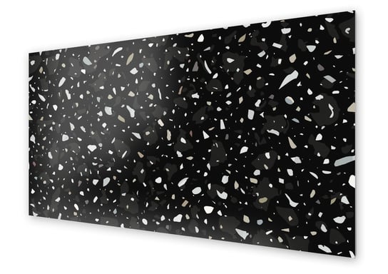 Panel kuchenny HOMEPRINT Lastryko czarne 120x60 cm HOMEPRINT