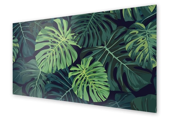 Panel kuchenny HOMEPRINT Liście monstera 100x50 cm HOMEPRINT