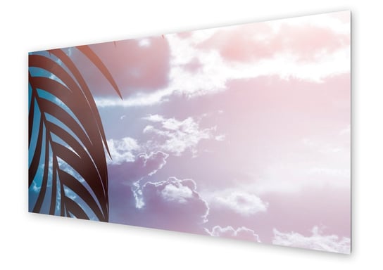 Panel kuchenny HOMEPRINT Liście palmy ma tle nieba 100x50 cm HOMEPRINT