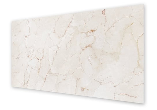 Panel kuchenny HOMEPRINT Luksusowy biały marmur 120x60 cm HOMEPRINT