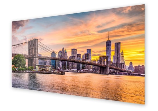 Panel kuchenny HOMEPRINT Magiczny widok na Nowy Jork 125x50 cm HOMEPRINT