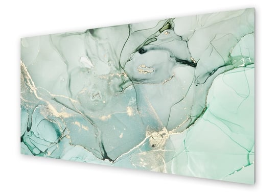 Panel kuchenny HOMEPRINT Marmur pastelowa zieleń 100x50 cm HOMEPRINT