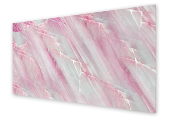 Panel kuchenny HOMEPRINT Marmur w różowe pasy 125x50 cm HOMEPRINT