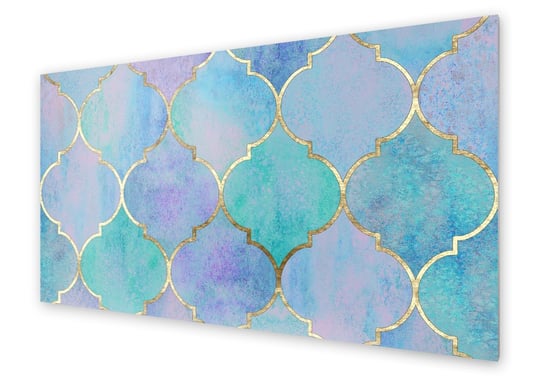 Panel kuchenny HOMEPRINT Marokańskie pastelowe kafle 120x60 cm HOMEPRINT