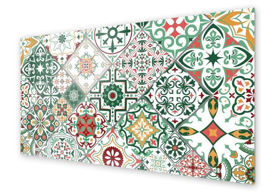 Panel kuchenny HOMEPRINT Mozaika w stylu Portugalskim 120x60 cm HOMEPRINT