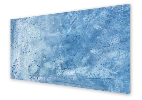 Panel kuchenny HOMEPRINT Niebieska farba na ścianie 100x50 cm HOMEPRINT