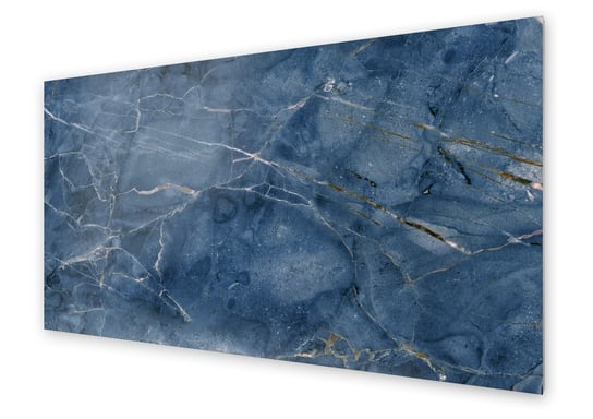 Panel kuchenny HOMEPRINT Niebieski marmur 100x50 cm HOMEPRINT