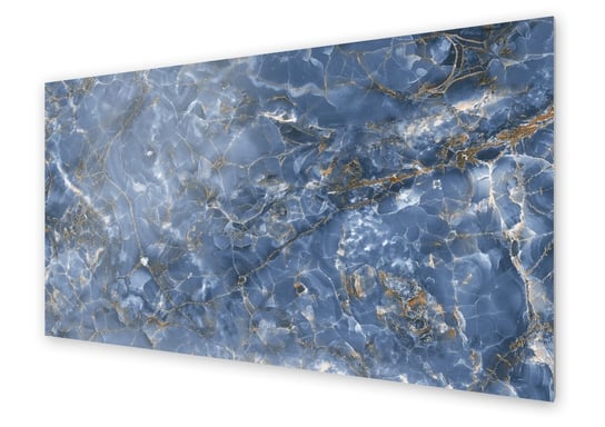 Panel kuchenny HOMEPRINT Niebieski marmur onyx 100x50 cm HOMEPRINT