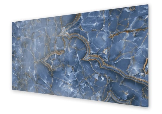 Panel kuchenny HOMEPRINT Niebieski onyx 125x50 cm HOMEPRINT