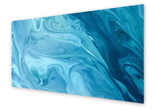 Panel kuchenny HOMEPRINT Niebieski płynny akryl 125x50 cm HOMEPRINT
