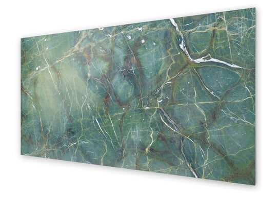 Panel kuchenny HOMEPRINT Nowoczesny zielony marmur 100x50 cm HOMEPRINT