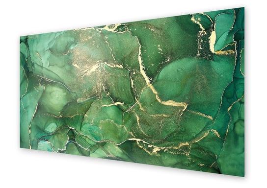 Panel kuchenny HOMEPRINT Oryginalny marmur zielony 100x50 cm HOMEPRINT