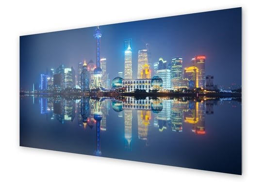 Panel kuchenny HOMEPRINT Panorama Szanghaju 120x60 cm HOMEPRINT