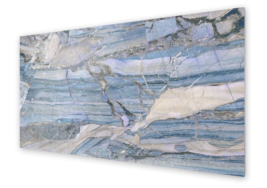Panel kuchenny HOMEPRINT Piękny błękitny marmur 125x50 cm HOMEPRINT