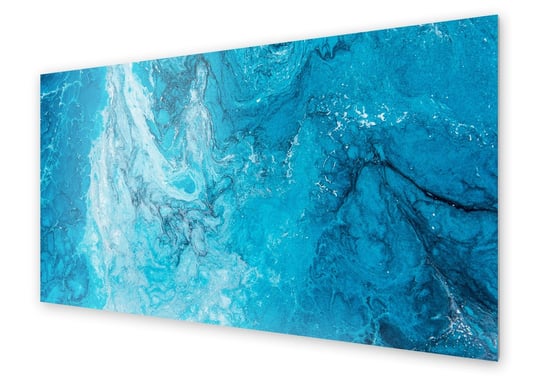 Panel kuchenny HOMEPRINT Piękny turkusowy marmur 125x50 cm HOMEPRINT