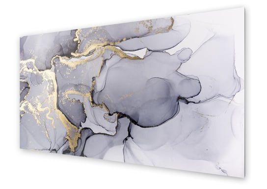Panel kuchenny HOMEPRINT Płynny szary akryl 100x50 cm HOMEPRINT