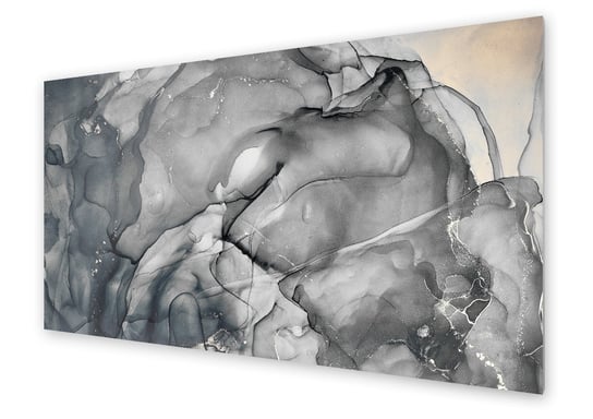 Panel kuchenny HOMEPRINT Płynny szary akryl 120x60 cm HOMEPRINT