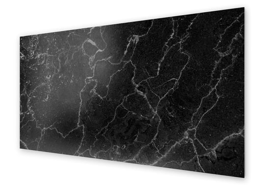 Panel kuchenny HOMEPRINT Płyta czarna marmurowa 100x50 cm HOMEPRINT