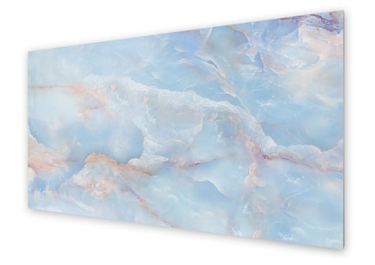 Panel kuchenny HOMEPRINT Polerowany błękitny marmur 120x60 cm HOMEPRINT