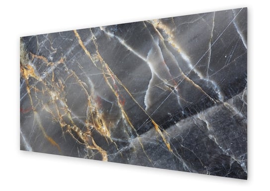Panel kuchenny HOMEPRINT Polerowany szary marmur 125x50 cm HOMEPRINT