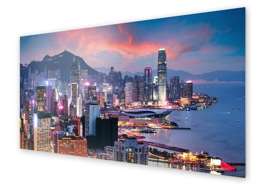 Panel kuchenny HOMEPRINT Port Victoria Hongkong 125x50 cm HOMEPRINT