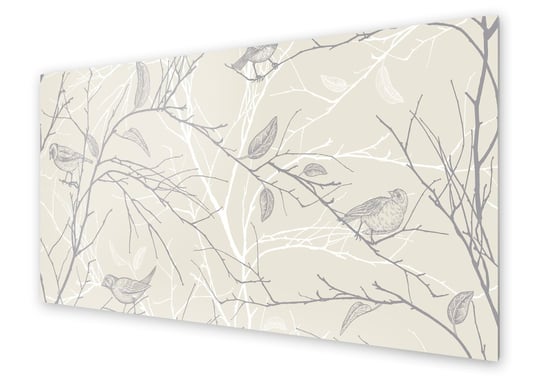 Panel kuchenny HOMEPRINT Ptaki leśne 125x50 cm HOMEPRINT