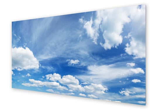 Panel kuchenny HOMEPRINT Puszyste chmury na niebie 100x50 cm HOMEPRINT