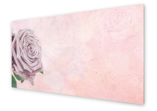 Panel kuchenny HOMEPRINT Róża z brokatem 100x50 cm HOMEPRINT