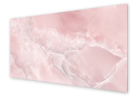 Panel kuchenny HOMEPRINT Różowa tekstura marmuru 125x50 cm HOMEPRINT