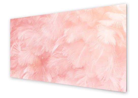 Panel kuchenny HOMEPRINT Różowe pióra flaminga 125x50 cm HOMEPRINT