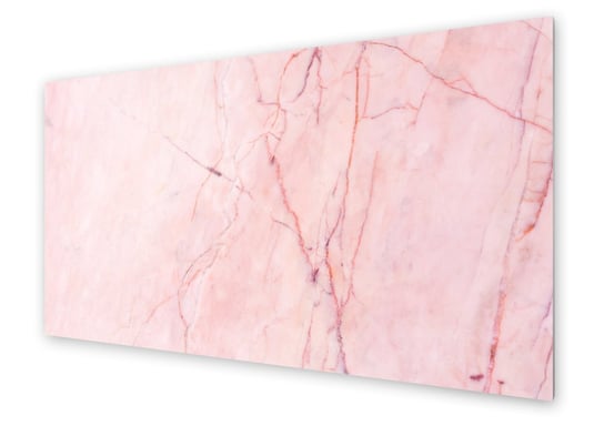 Panel kuchenny HOMEPRINT Różowy marmur 125x50 cm HOMEPRINT