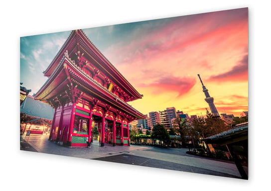 Panel kuchenny HOMEPRINT Świątynia w Japonii 125x50 cm HOMEPRINT