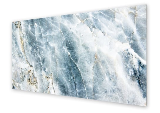 Panel kuchenny HOMEPRINT Szaro niebieski marmur 125x50 cm HOMEPRINT